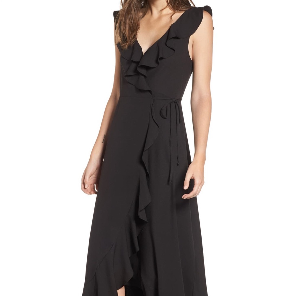 Leith wrap maxi dress